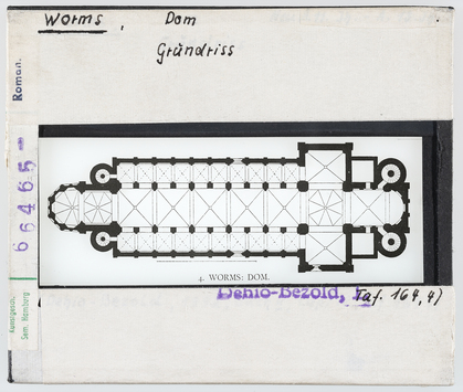 Vorschaubild Worms: Dom, Grundriss 